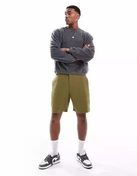 Шорты с короткими рукавами из сирсакера PS Paul Smith цвета хаки