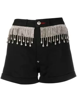 Шорты с кристаллами Philipp Plein, черный