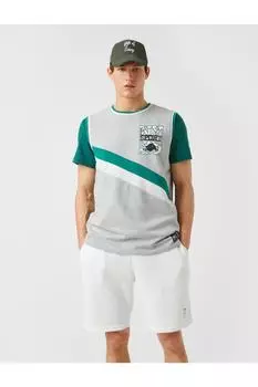 Шорты с кружевной талией и этикеткой Koton, белый