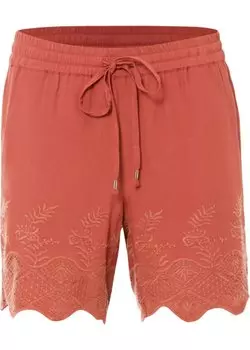 Шорты с кружевом Bodyflirt, коричневый