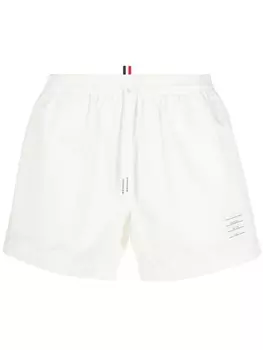 Шорты с кулиской Thom Browne, белый