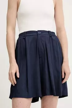 Шорты с льном Answear.Lab, темно-синий