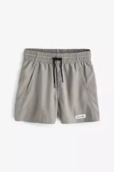 Шорты с логотипом Abercrombie & Fitch, серый