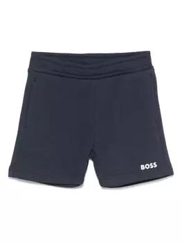 Шорты с логотипом BOSS Kidswear, синий
