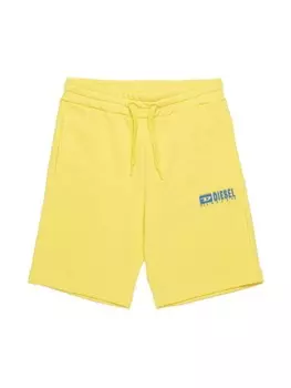 Шорты с логотипом Diesel Kids, желтый