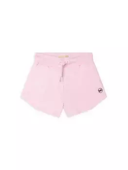Шорты с логотипом для маленьких девочек и девочек Michael Kors Kids, розовый
