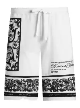 Шорты с логотипом DOLCE & GABBANA, белый