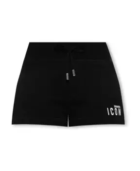 Шорты с логотипом Dsquared2, черный