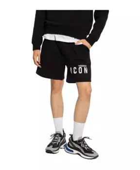 Шорты с логотипом Dsquared2, черный