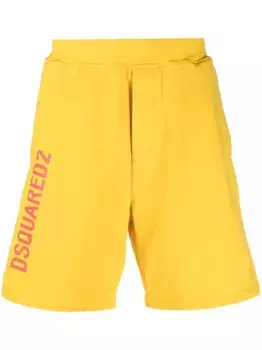 Шорты с логотипом DSQUARED2, желтый