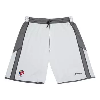 Шорты с логотипом, двусторонние баскетбольные шорты Li-Ning, белый