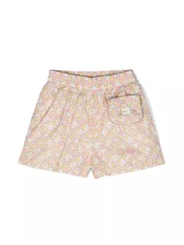 Шорты с логотипом FF Fendi Kids, розовый