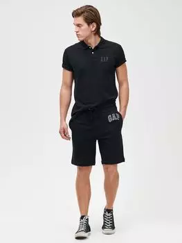 Шорты с логотипом Gap, черный