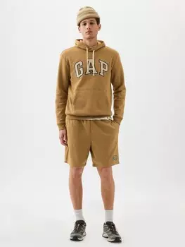 Шорты с логотипом Gap, коричневый
