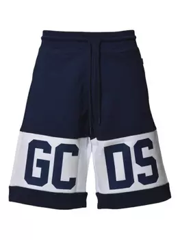 Шорты с логотипом GCDS, синий