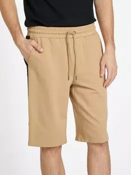 Шорты с логотипом Эндрю Guess Factory, цвет Toasted Taupe