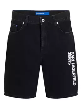 Шорты с логотипом Karl Lagerfeld Jeans, черный
