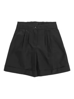 Шорты с логотипом Moncler Enfant, черный