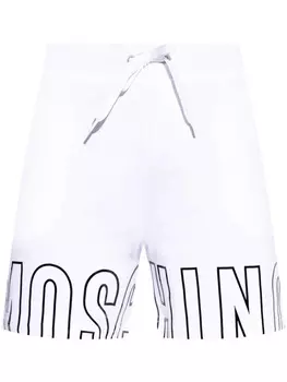 Шорты с логотипом Moschino, белый