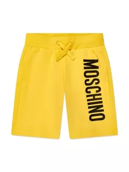 Шорты с логотипом Moschino Kids, желтый