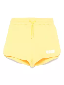 Шорты с логотипом MSGM Kids, желтый