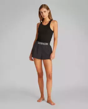 Шорты с логотипом на поясе Calvin Klein, черный