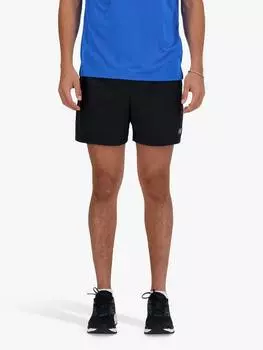 Шорты с логотипом New Balance, черный