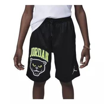 Шорты с логотипом пантеры Air Jordan, черный