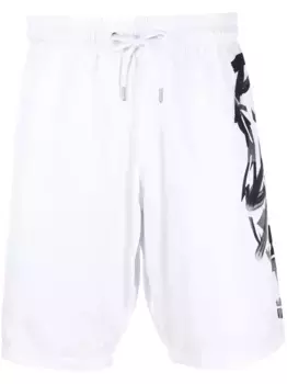 Шорты с логотипом Plein Sport, белый