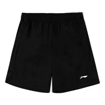 Шорты с логотипом шорты Li-Ning, черный