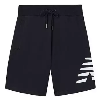 Шорты с логотипом, спортивные шорты New Balance, черный