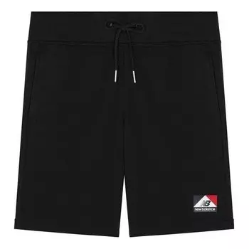 Шорты с логотипом спортивные шорты New Balance, черный
