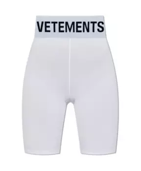 Шорты с логотипом Vetements, белый