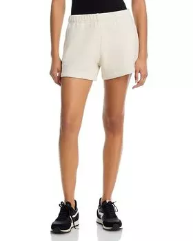 Шорты с махровой отделкой и петельным швом rag & bone, белый