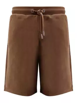 Шорты с монограммой Ami de Coeur и кулиской AMI Paris, коричневый