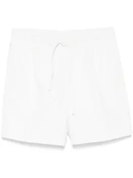 Шорты с монограммой Casablanca и завязками, белый