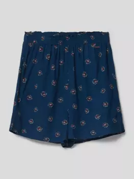 Шорты с мотивным принтом, модель "JULES" Pepe Jeans, синий