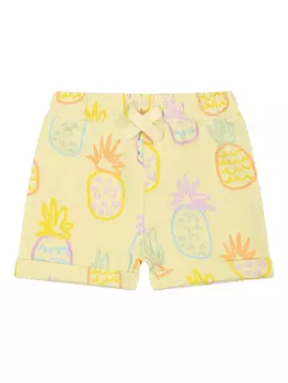 Шорты с мотивом ананаса Stella McCartney Kids, желтый