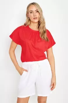 Шорты с мятой отделкой Long Tall Sally, белый