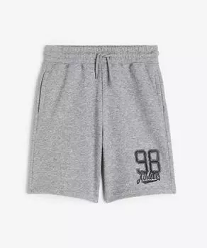 Шорты с надписью атлетика H&M 98 Athletics Open, серый