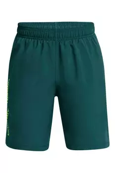 Шорты с надписью Under Armour, зеленый