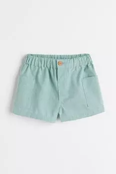 Шорты с накладными карманами H&amp;M, бирюзовый