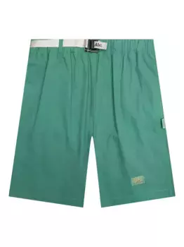 Шорты с накладными карманами и застежкой на пряжку Advisory Board Crystals, зеленый
