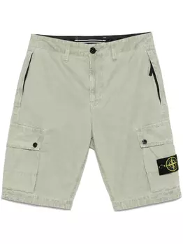 Шорты с нашивкой Compass Stone Island, зеленый