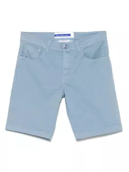 Шорты с нашивкой-логотипом Jacob Cohn, синий