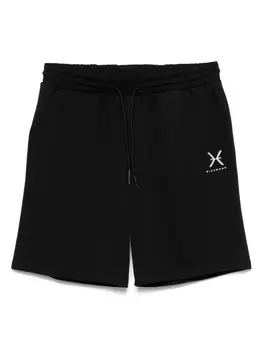 Шорты с нашивкой-логотипом John Richmond, черный