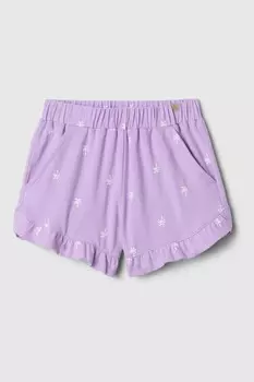 Шорты с оборками (для новорожденных 5 лет) Gap, фиолетовый