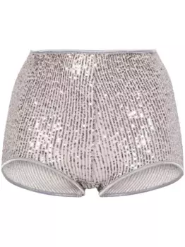 Шорты с пайетками из коллаборации с Lia Aram Alchemy, серый