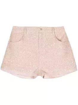 Шорты с пайетками TWINSET, розовый