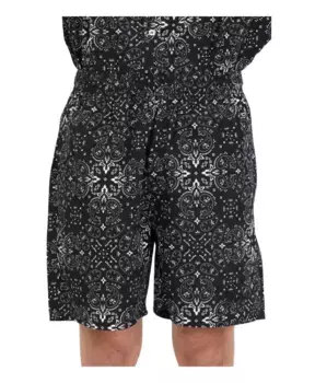 Шорты с пейсли Garment Workshop, черный